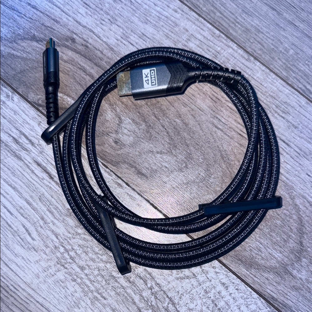 Black USB Charging Cable for Cell Phones